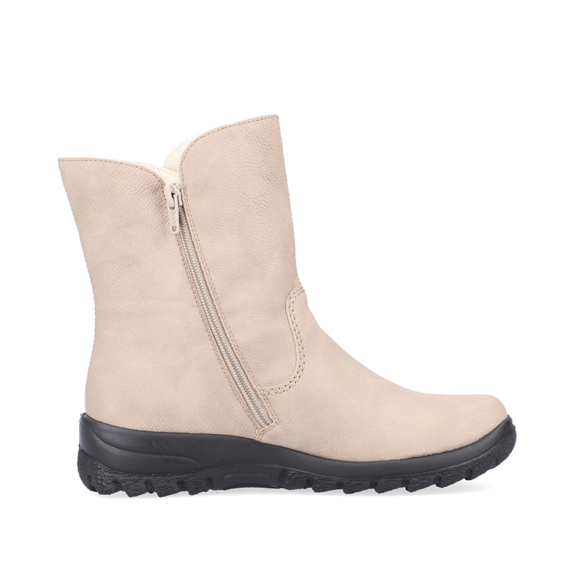 Rieker Artikelnummer Z7172-62 Rieker Damen Kurzstiefel Hellbeige