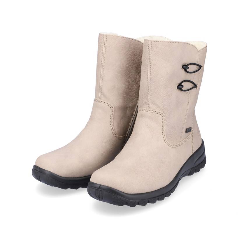 Rieker Artikelnummer Z7172-62 Rieker Damen Kurzstiefel hellbeige