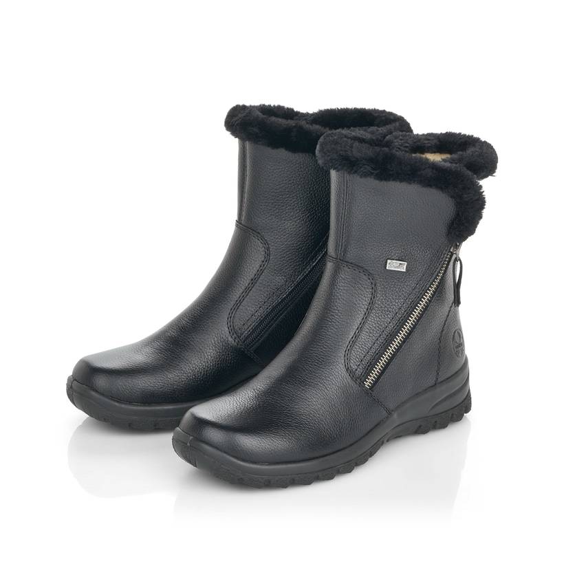 Rieker Artikelnummer Z7181-00 Rieker Damen Kurzstiefel Nachtschwarz