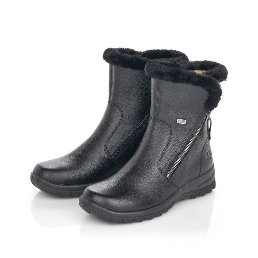Rieker Artikelnummer Z7181-00 Rieker Damen Kurzstiefel nachtschwarz