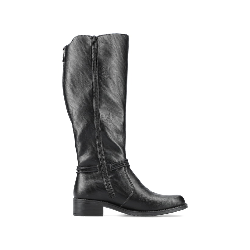 Rieker Artikelnummer Z7361-00 Rieker Damen Hochschaftstiefel Tiefschwarz