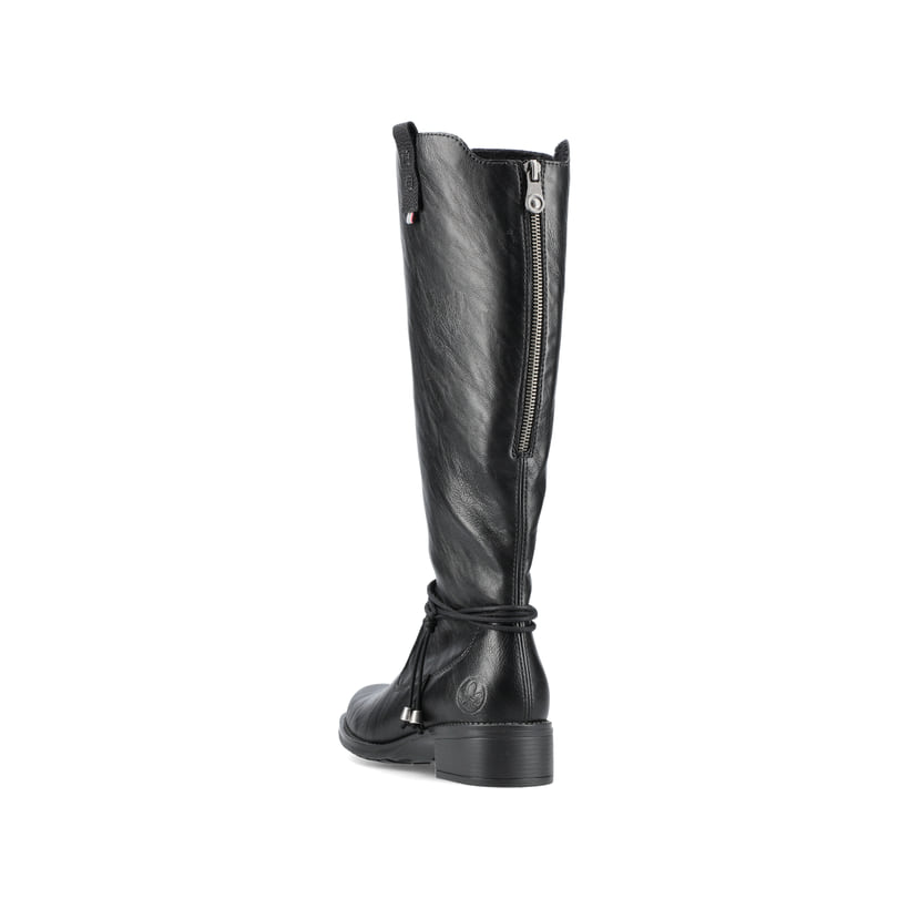 Rieker Artikelnummer Z7361-00 Rieker Damen Hochschaftstiefel Tiefschwarz