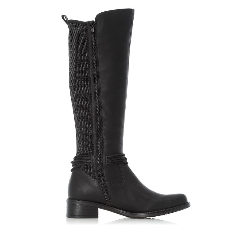 Rieker Artikelnummer Z7362-00 Rieker Damen Hochschaftstiefel Tiefschwarz