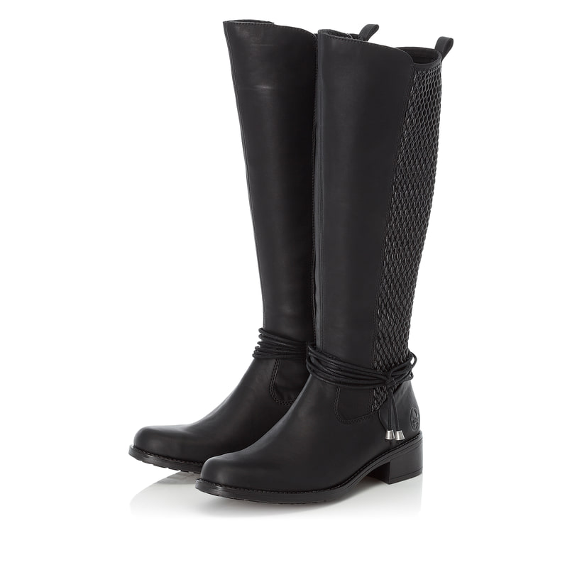 Rieker Artikelnummer Z7362-00 Rieker Damen Hochschaftstiefel tiefschwarz