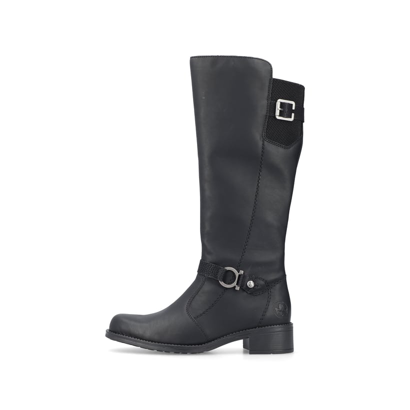 Rieker Artikelnummer Z7383-00 Rieker Damen Hochschaftstiefel nachtschwarz