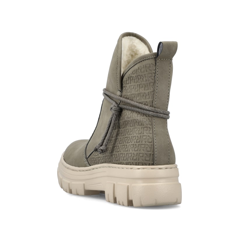 Rieker Artikelnummer Z7462-52 Rieker Damen Kurzstiefel Graugrün
