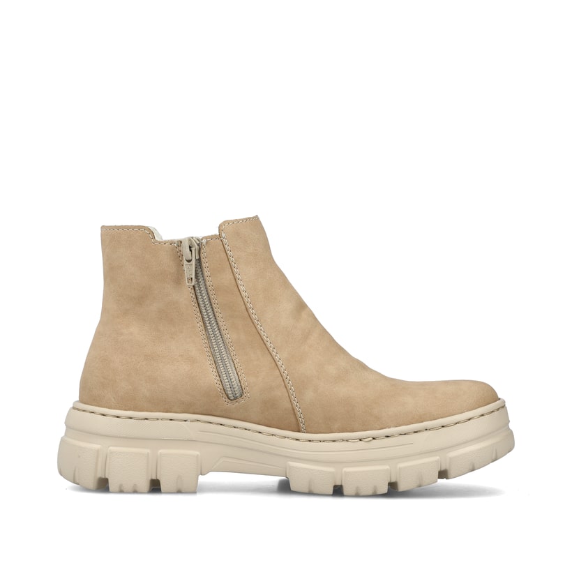 Rieker Artikelnummer Z7465-60 Rieker Damen Chelsea Boots Sandbeige