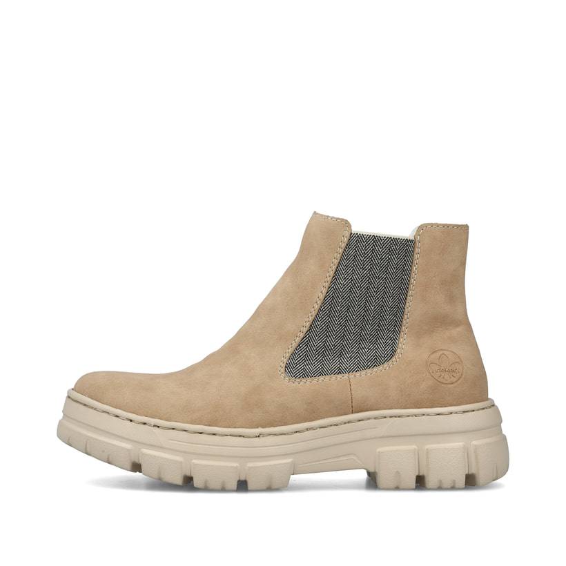 Rieker Artikelnummer Z7465-60 Rieker Damen Chelsea Boots sandbeige