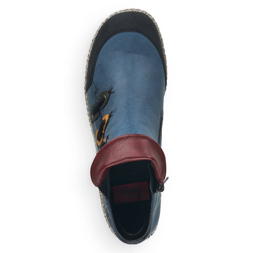 Rieker Artikelnummer Z7582-00 Rieker Damen Slipper Ozeanblau