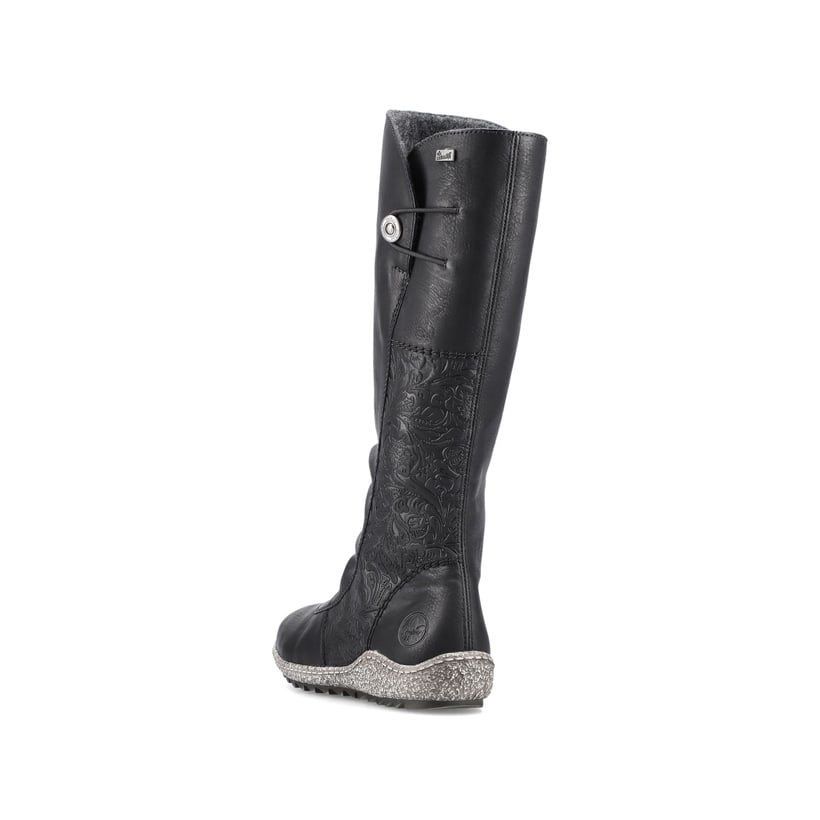 Rieker Artikelnummer Z7591-00 Rieker Damen Hochschaftstiefel Tiefschwarz