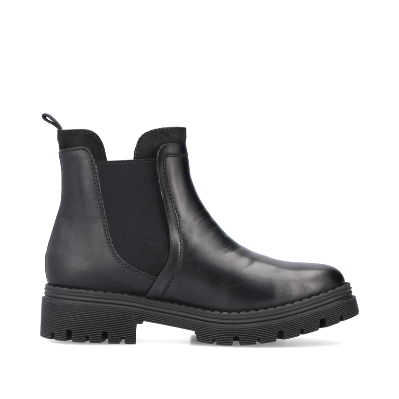 Rieker Artikelnummer Z8584-00 Rieker Damen Chelsea Boots Glanzschwarz