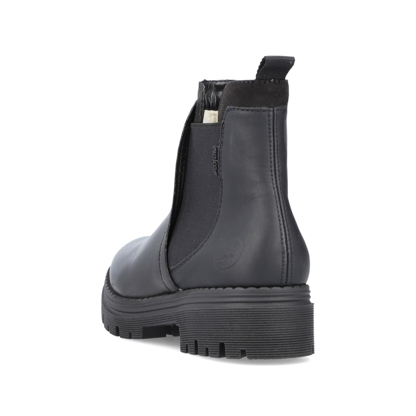 Rieker Artikelnummer Z8584-00 Rieker Damen Chelsea Boots Glanzschwarz