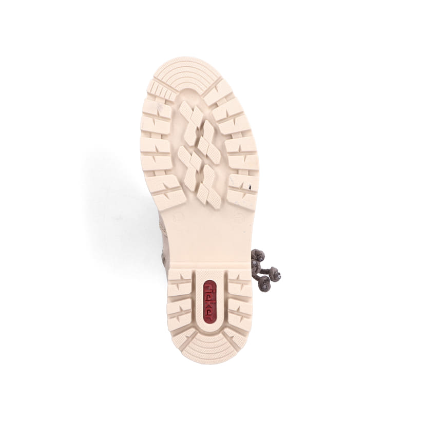 Rieker Artikelnummer Z8591-60 Rieker Damen Kurzstiefel Hellbeige