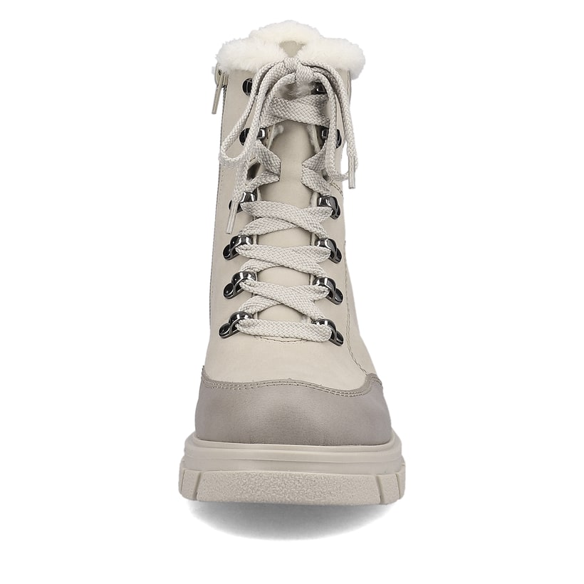 Rieker Artikelnummer Z9109-62 Rieker Damen Schnürstiefel Hellbeige