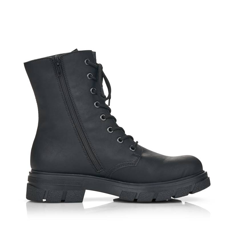 Rieker Artikelnummer Z9120-00 Rieker Damen Biker Boots Graphitschwarz
