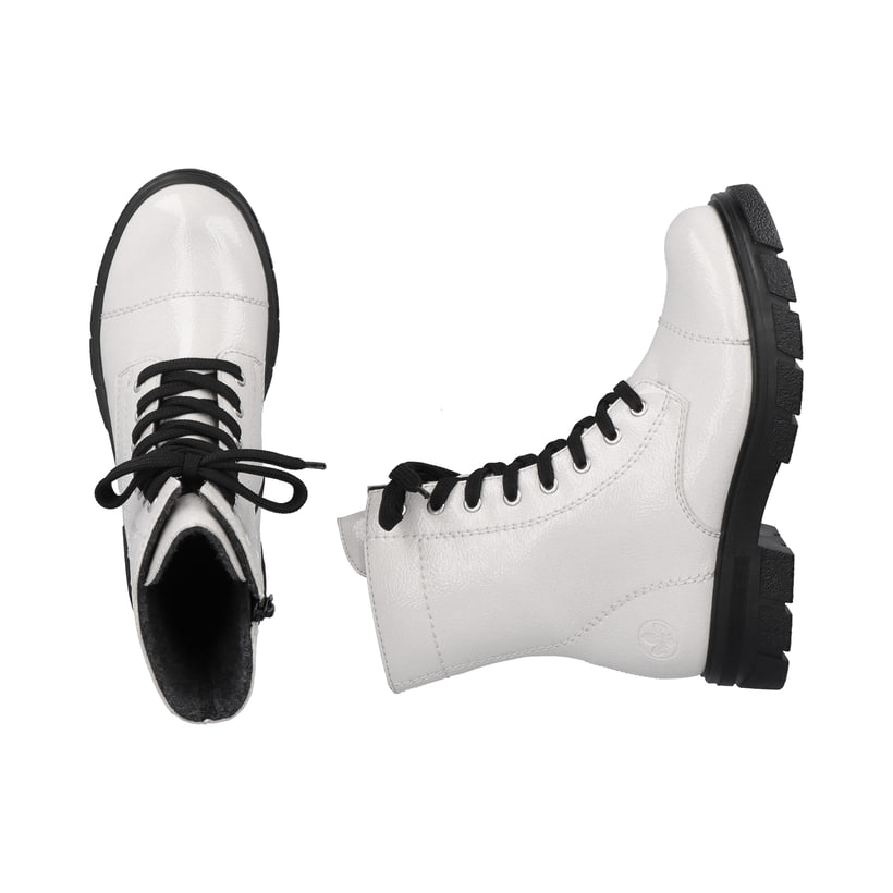 Rieker Artikelnummer Z9122-80 Rieker Damen Biker Boots Reinweiß