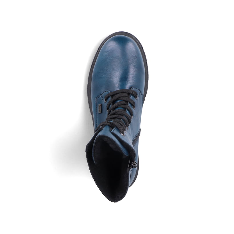 Rieker Artikelnummer Z9124-12 Rieker Damen Biker Boots Petrol-schwarz