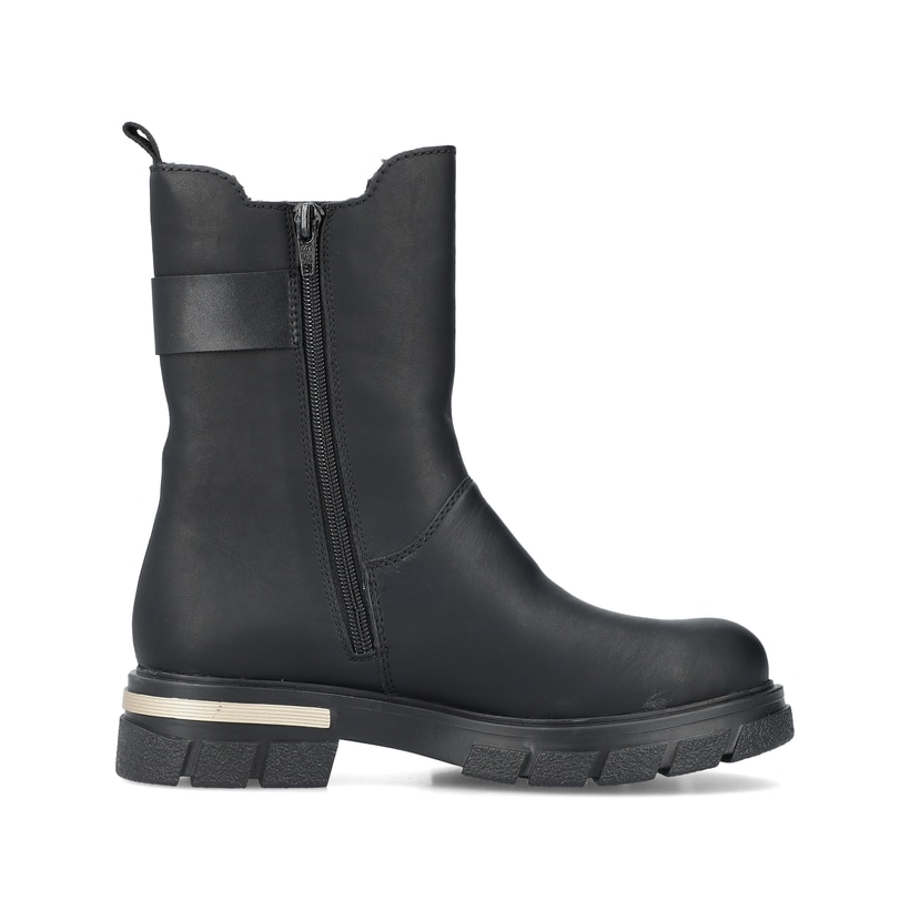 Rieker Artikelnummer Z9127-00 Rieker Damen Biker Boots Urbanschwarz