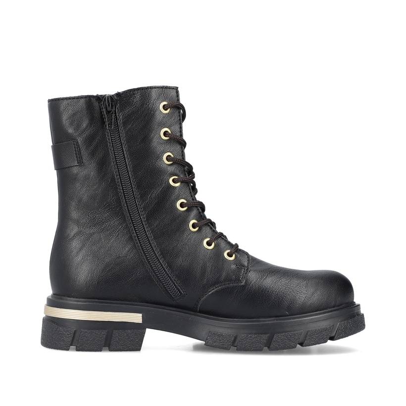 Rieker Artikelnummer Z9133-00 Rieker Damen Biker Boots Nachtschwarz