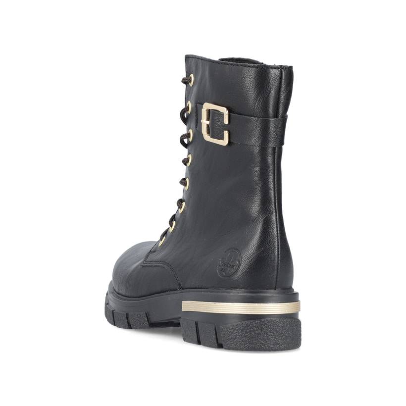 Rieker Artikelnummer Z9133-00 Rieker Damen Biker Boots Nachtschwarz