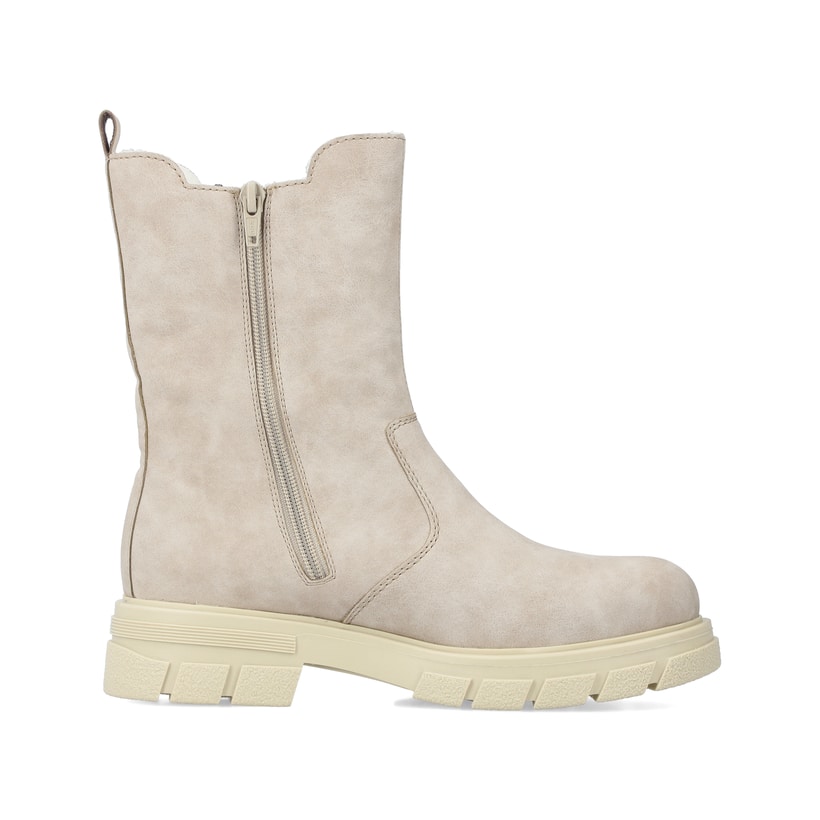Rieker Artikelnummer Z9160-60 Rieker Damen Biker Boots Hellbeige