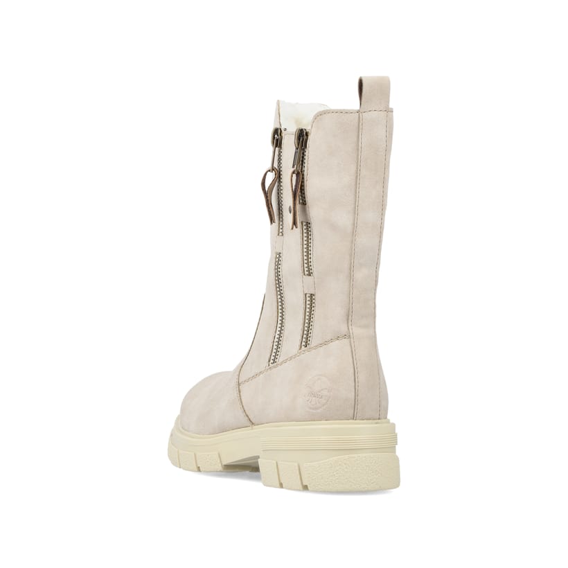 Rieker Artikelnummer Z9160-60 Rieker Damen Biker Boots Hellbeige