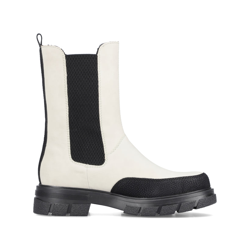Rieker Artikelnummer Z9170-60 Rieker Damen Chelsea Boots Cremeweiß