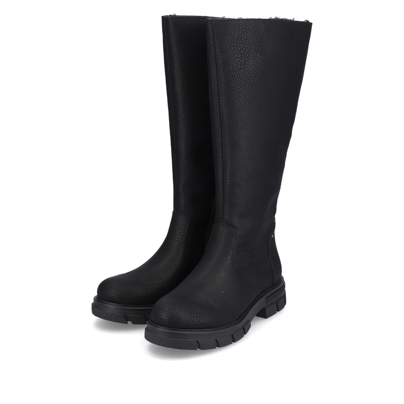 Rieker Artikelnummer Z9176-00 Rieker Damen Hochschaftstiefel tiefschwarz