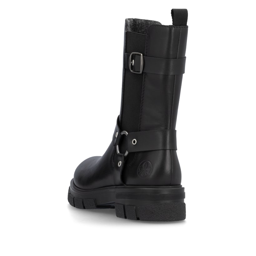 Rieker Artikelnummer Z9177-00 Rieker Damen Chelsea Boots Mitternachtsschwarz