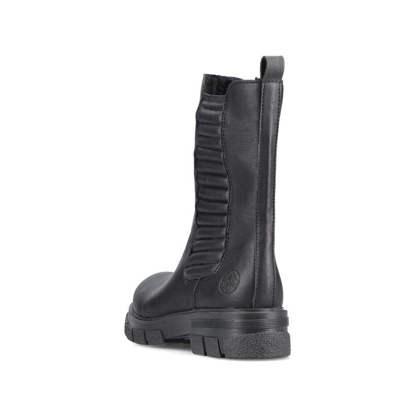 Rieker Artikelnummer Z9181-00 Rieker Damen Chelsea Boots Tiefschwarz