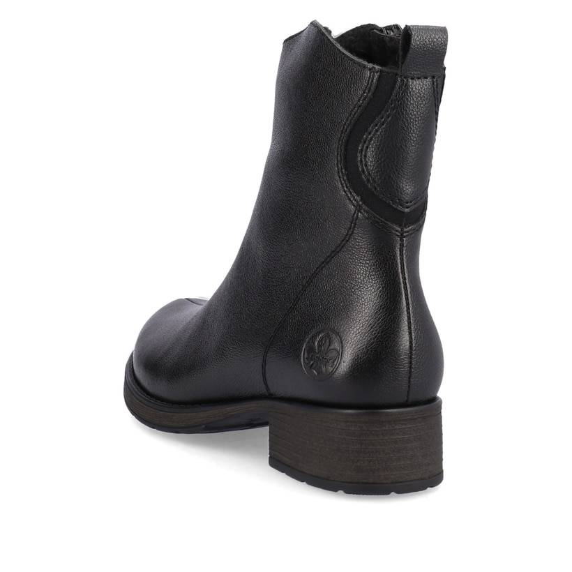 Rieker Artikelnummer Z9557-00 Rieker Damen Stiefeletten Nachtschwarz