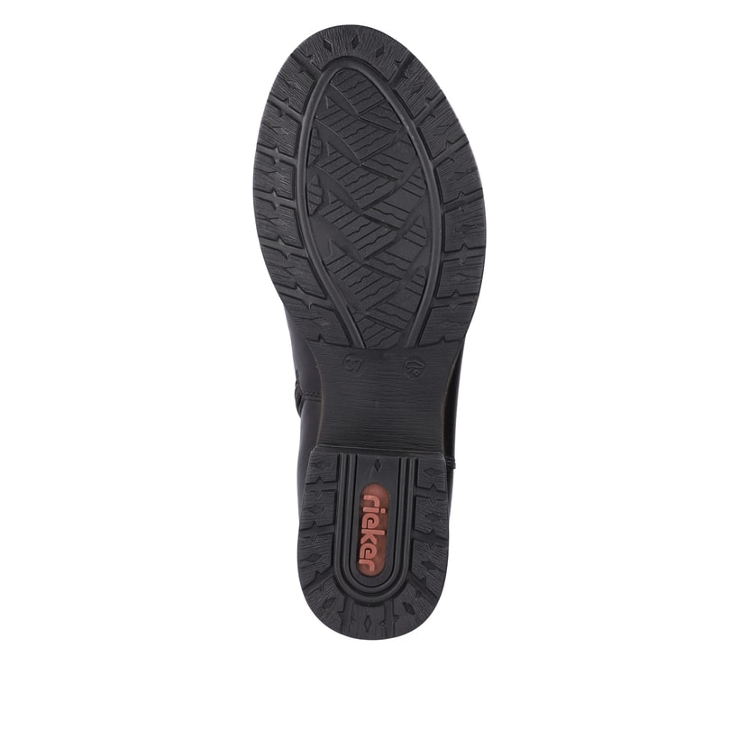 Rieker Artikelnummer Z9563-00 Rieker Damen Hochschaftstiefel Nachtschwarz