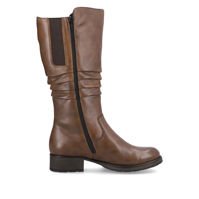 Rieker Artikelnummer Z9563-22 Rieker Damen Hochschaftstiefel Kaffeebraun