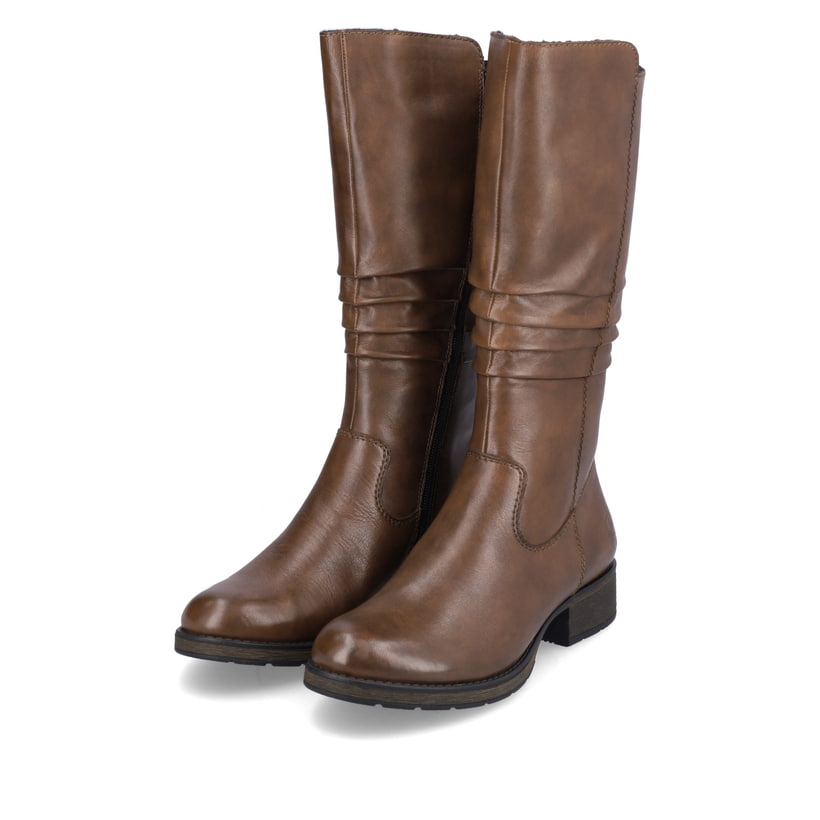 Rieker Artikelnummer Z9563-22 Rieker Damen Hochschaftstiefel kaffeebraun