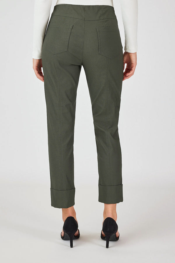 Robbe & Berking ROBELL BELLA 09 HOSEN DUNKLES OLIV