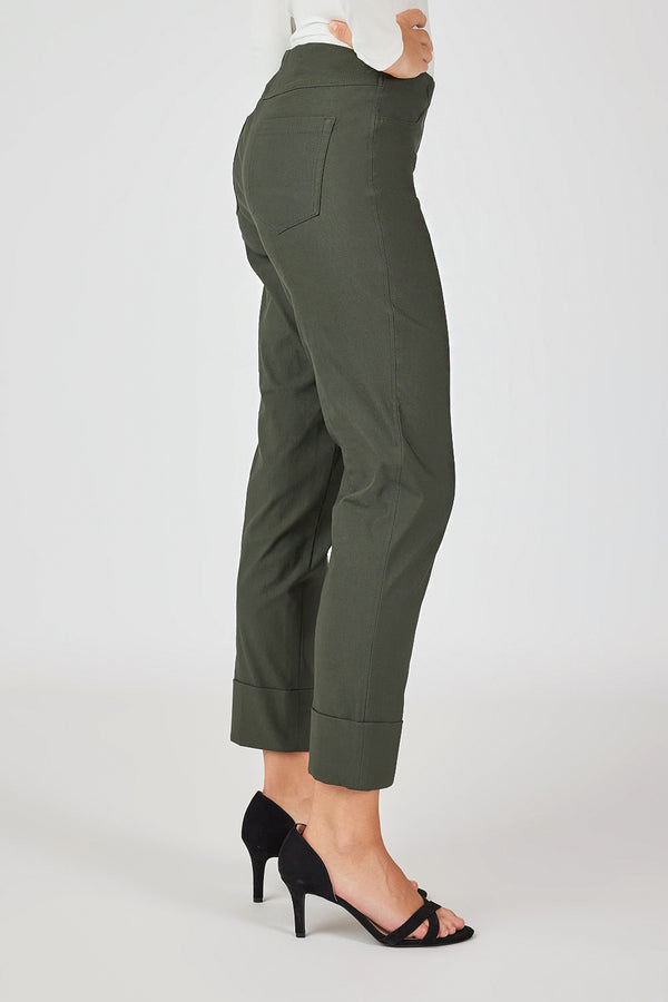 Robbe & Berking ROBELL BELLA 09 HOSEN DUNKLES OLIV