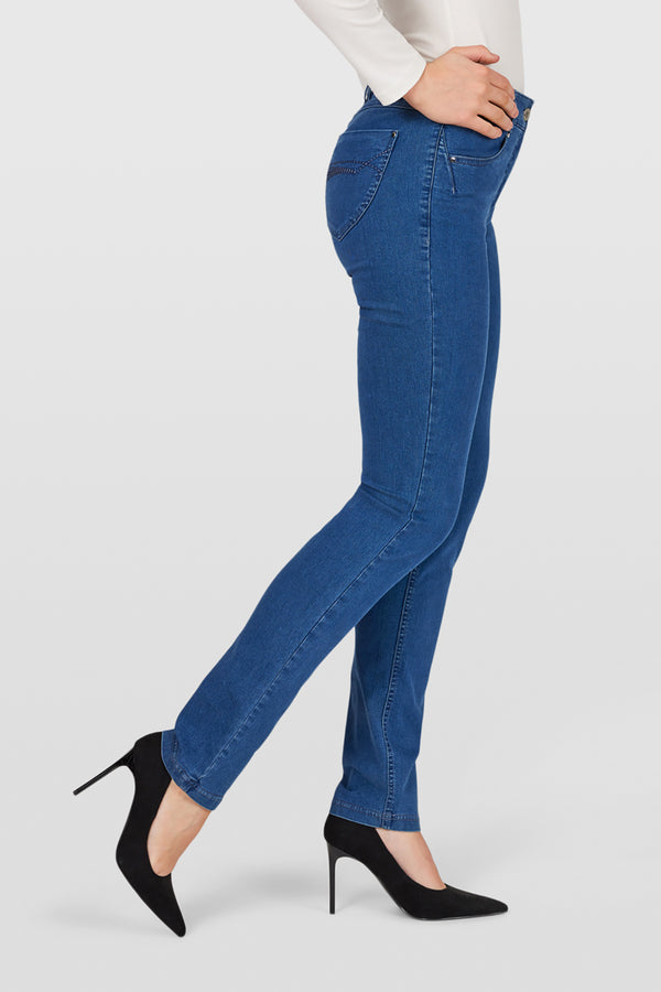Robbe & Berking ROBELL ELENA JEANS TIEFES KOBALTBLAU