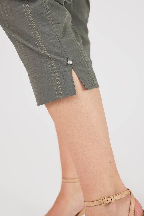 Robbe & Berking ROBELL MARIE 07 HOSEN DUNKLES OLIV