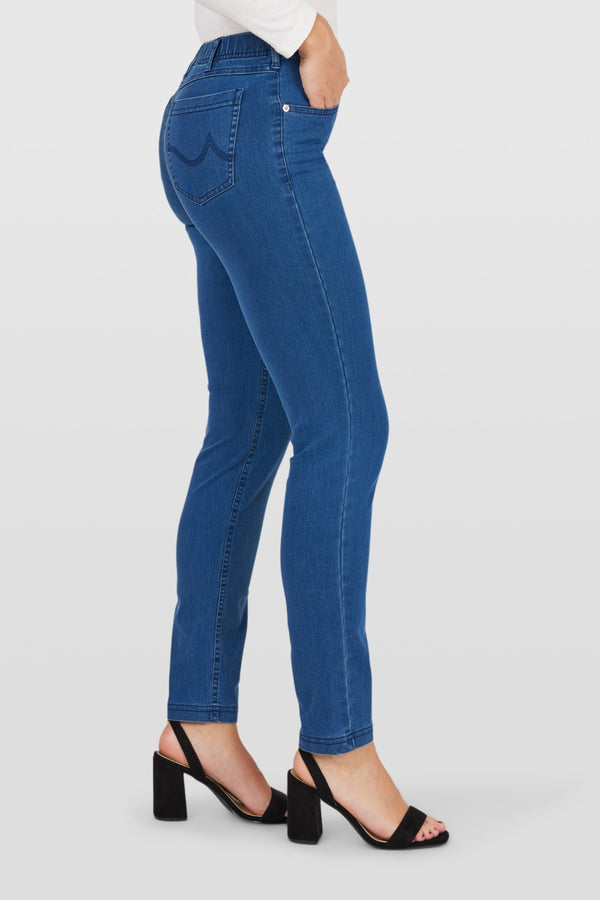 Robbe & Berking ROBELL ELENA COMFORT JEANS TIEFES KOBALTBLAU