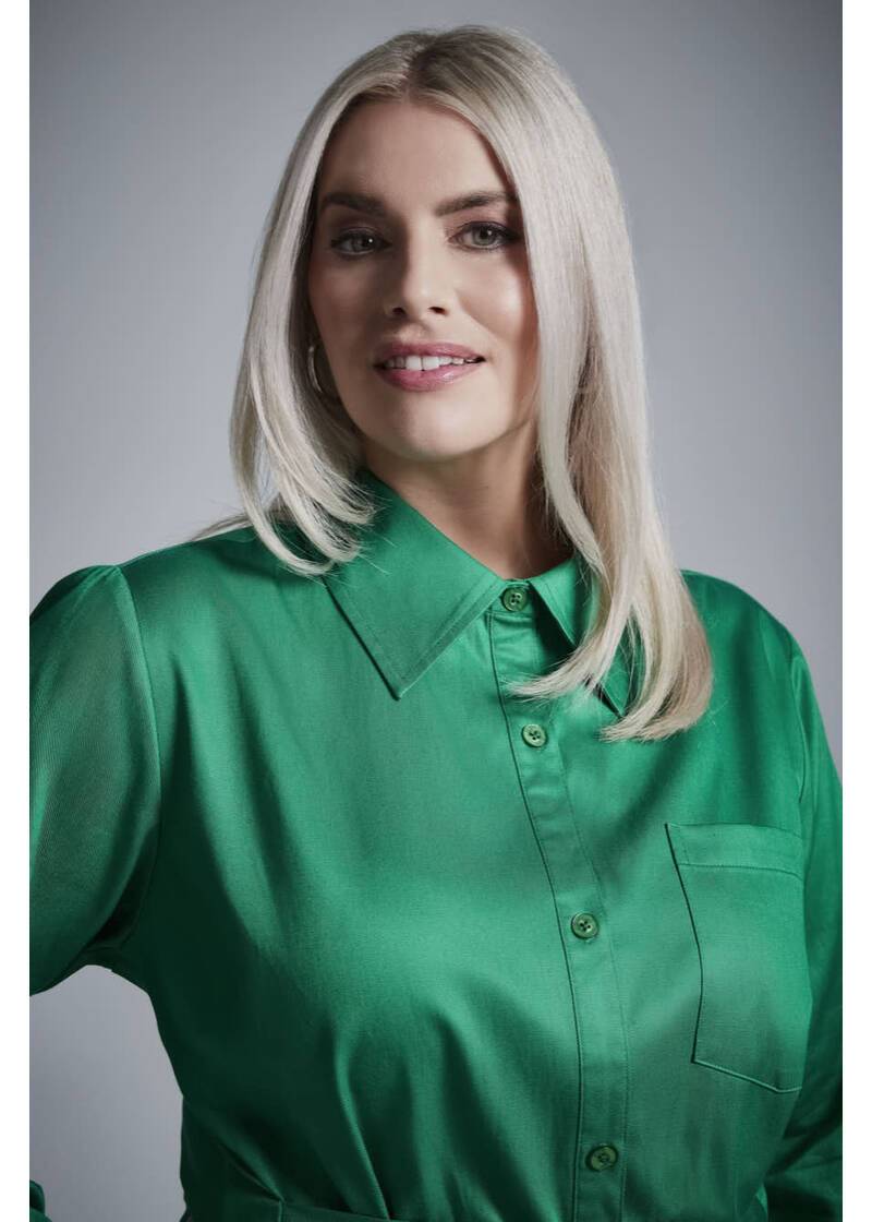 ROCK YOUR CURVES By Angelina Blusenkleid In GrünArtikelnummer RYC-LCAK-0459-650