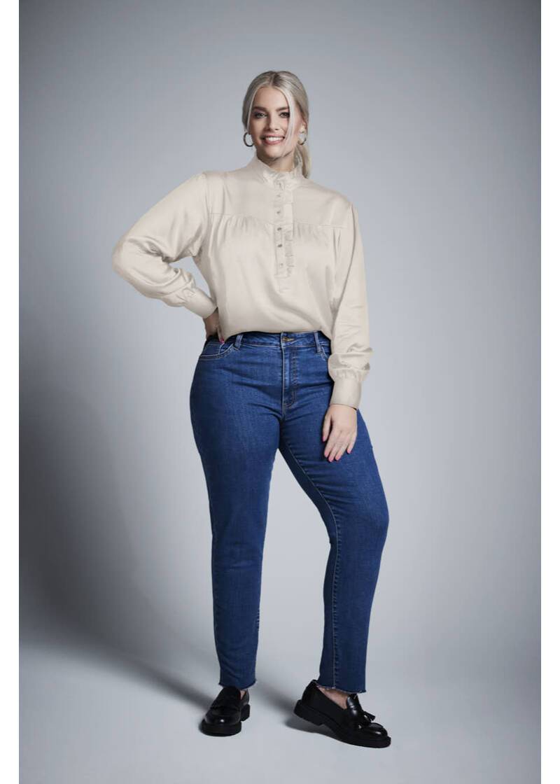 ROCK YOUR CURVES By Angelina Jeanshose, Skinny In Jeans BlauArtikelnummer RYC-LCAK-0278-501