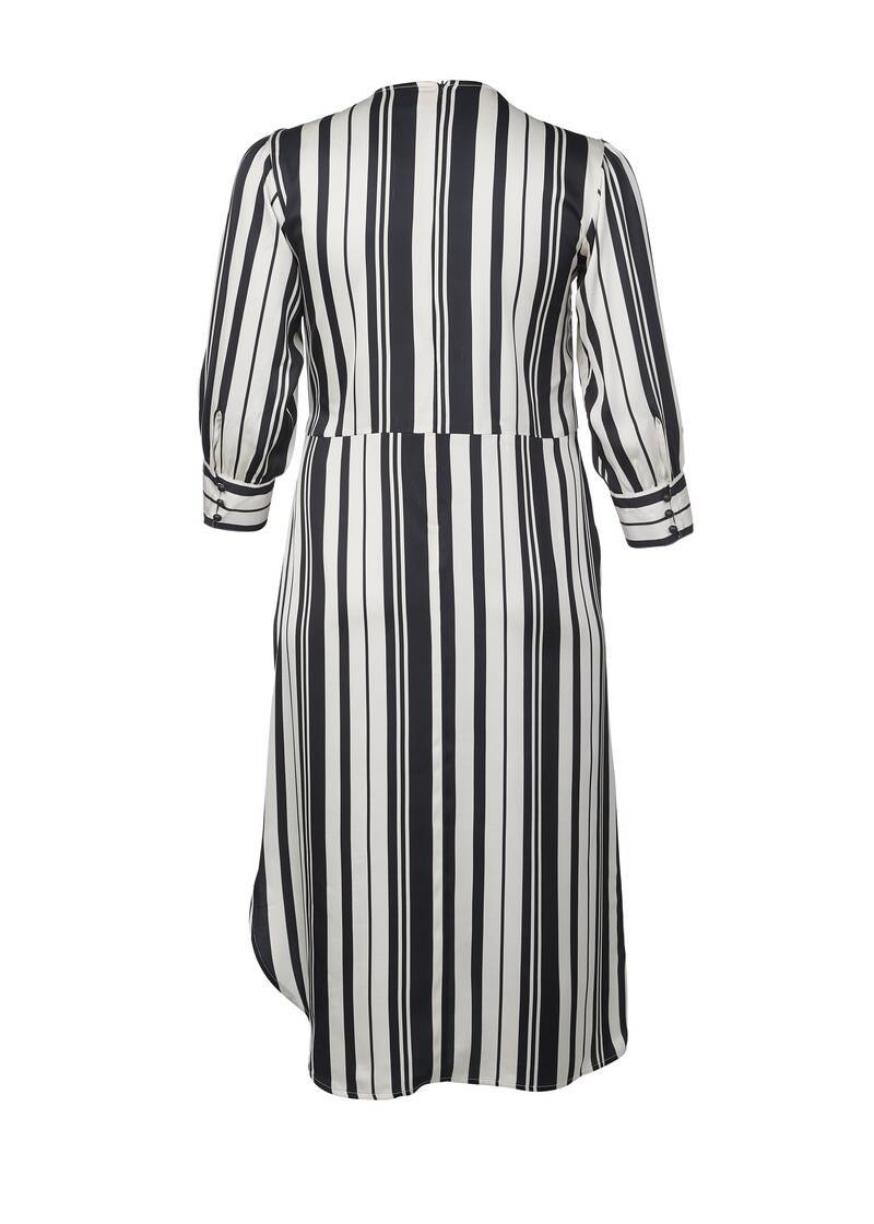 ROCK YOUR CURVES By Angelina Kleid In Schwarz Weiß GestreiftArtikelnummer RYC-LCAK-0407-903