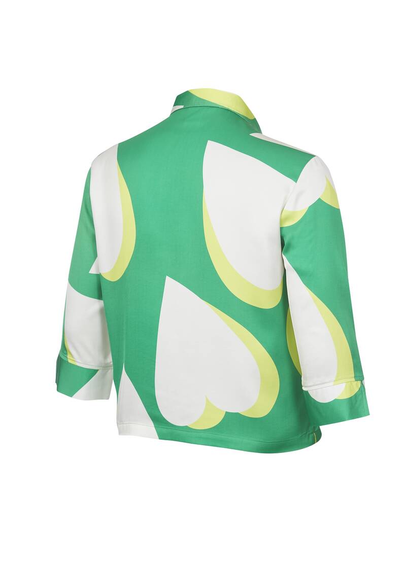 ROCK YOUR CURVES By Angelina Long Sleeves Shirt In Grün MulticolorArtikelnummer RYC-LCAK-0667-651