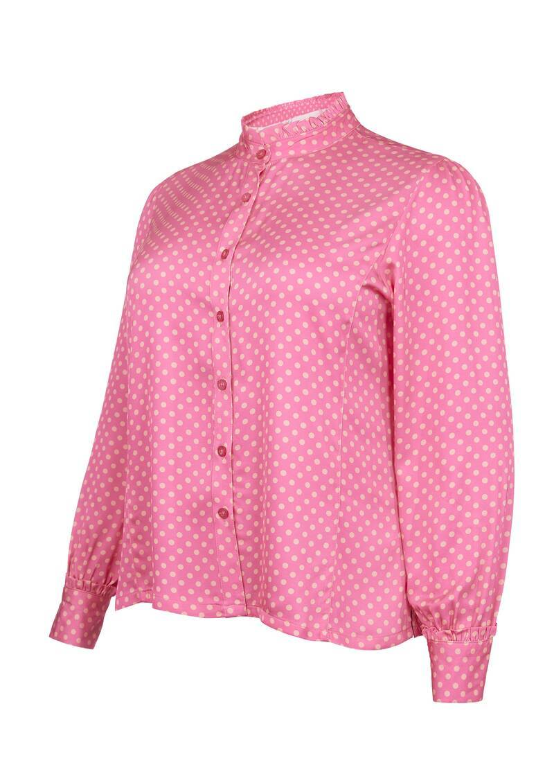 ROCK YOUR CURVES By Angelina Shirt Blouse In PinkArtikelnummer RYC-LCAK-0287-451