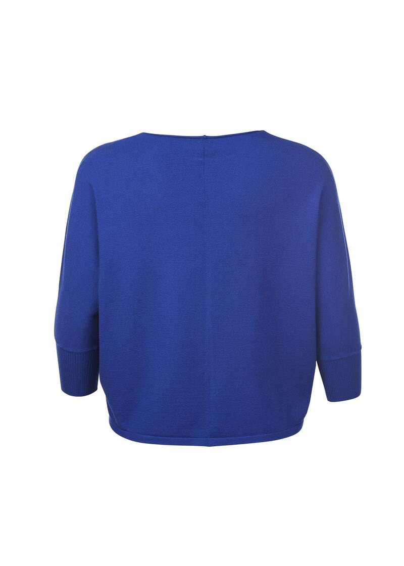 ROCK YOUR CURVES By Angelina Strickshirt In RoyalblauArtikelnummer RYC-LCAK-0284-502