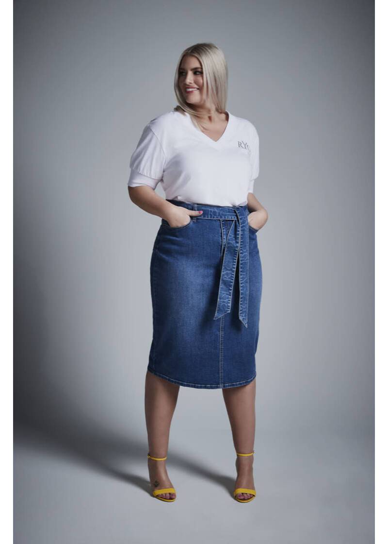 ROCK YOUR CURVES By Angelina T-Shirt In WeißArtikelnummer RYC-LCAK-0662-001