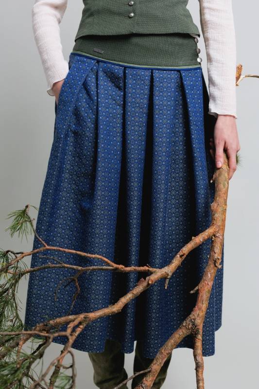 Rockmacherin Amdog Wadenlanger Trachtenrock Mit Edelem Jacquard Aus Baumwollmischung