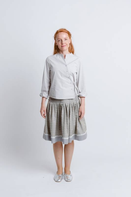 Rockmacherin Bierfuizl Damen-Trachtenrock Mit Passe Und Edel Leicht Schimmenden Jacquard