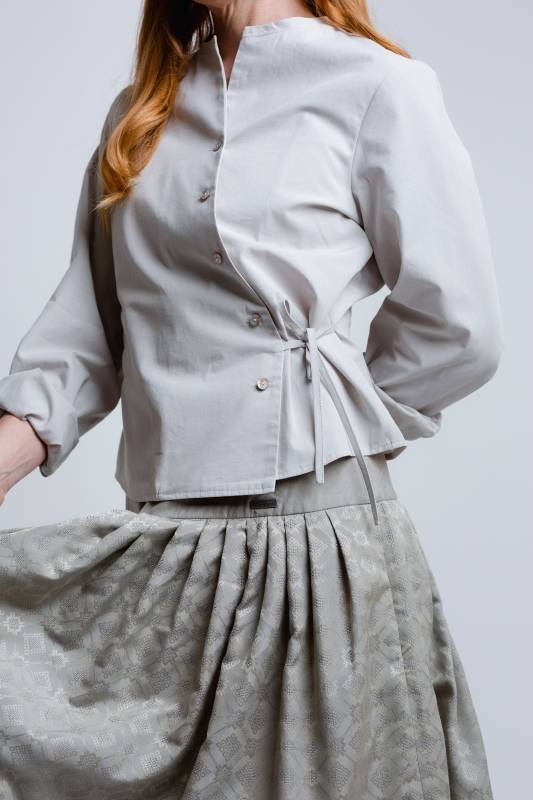 Rockmacherin Bierfuizl Damen-Trachtenrock Mit Passe Und Edel Leicht Schimmenden Jacquard