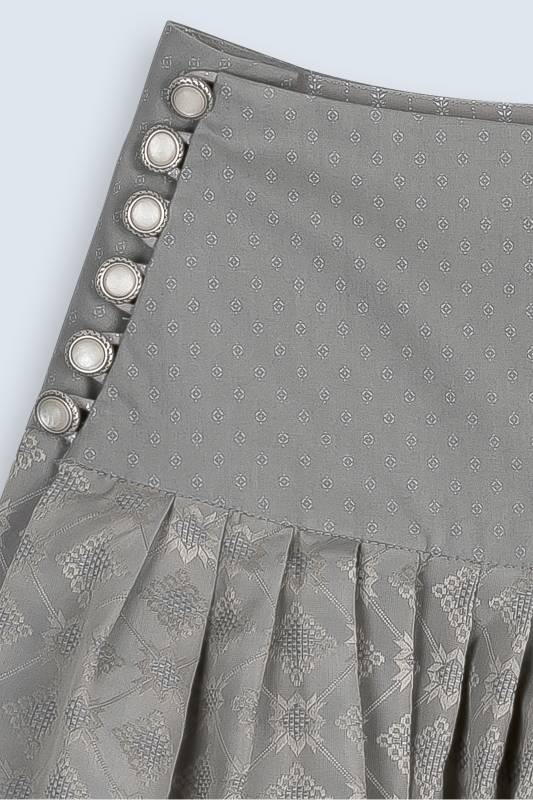 Rockmacherin Bierfuizl Damen-Trachtenrock Mit Passe Und Edel Leicht Schimmenden Jacquard